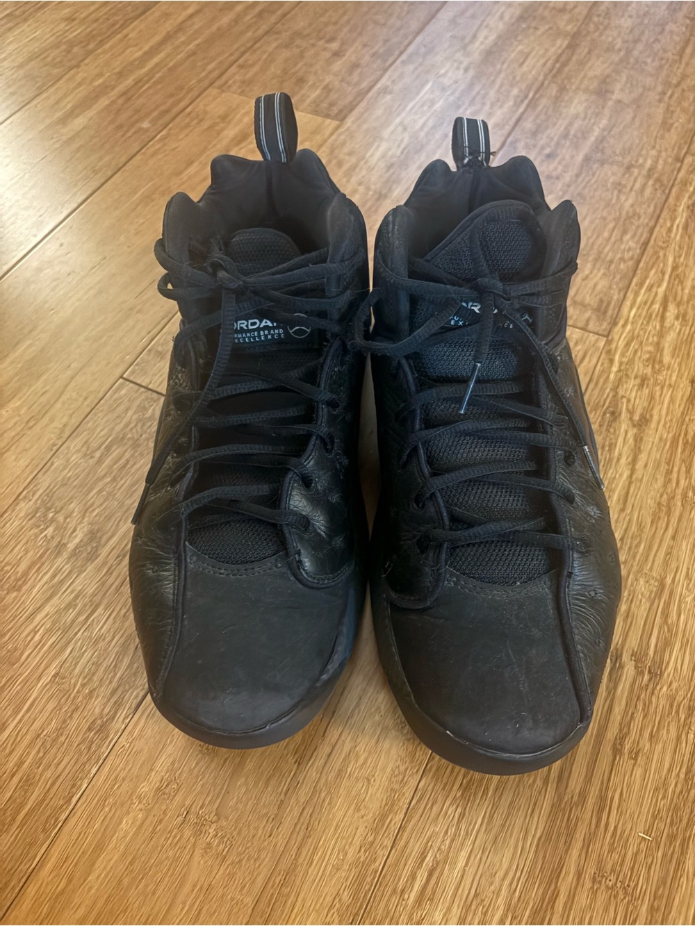 Jordan Jump Man Team 2 Men’s Black High-Top Basketball Sneakers